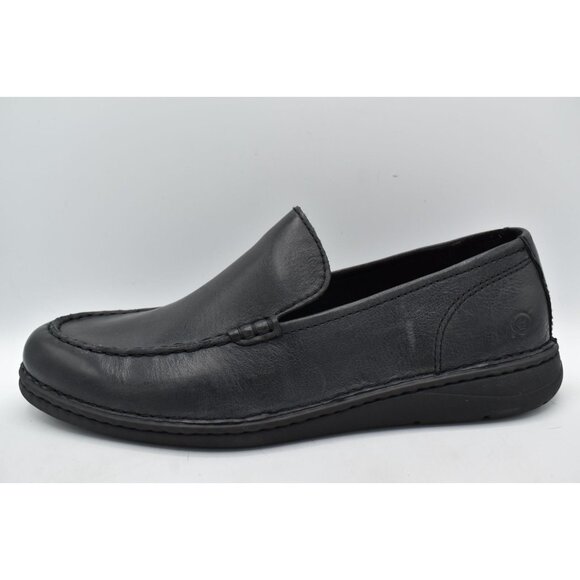 Born Mens Size 10.5 Thaton Black Full Grain Leather Loafers Shoes main image 6